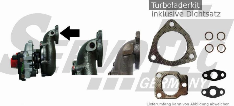 SERVOTEC STTC0356XKIT - Kompresors, Turbopūte www.autospares.lv