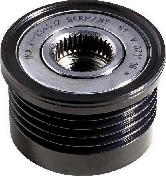 Sidat 455052 - Pulley, alternator, freewheel clutch www.autospares.lv