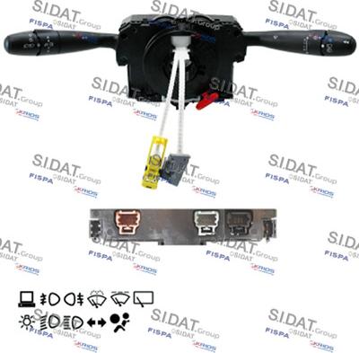 Sidat 431342 - Slēdzis uz stūres statnes www.autospares.lv