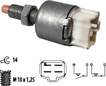 Sidat 5.140020 - Выключатель стоп сигнала / сцепления www.autospares.lv