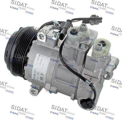 Sidat 1.5410A - Compressor, air conditioning www.autospares.lv