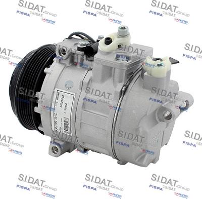 Sidat 1.5035A - Compressor, air conditioning www.autospares.lv