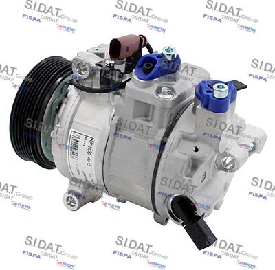 Sidat 1.5394A - Compressor, air conditioning www.autospares.lv