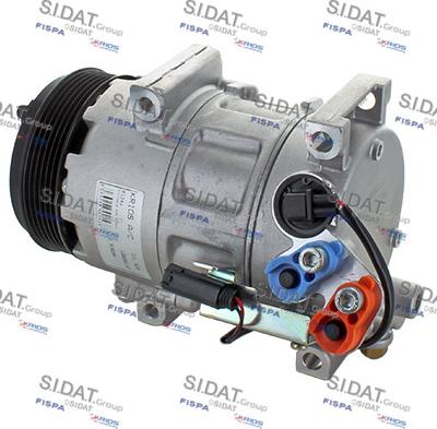 Sidat 1.5302A - Compressor, air conditioning www.autospares.lv