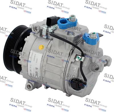 Sidat 1.5202A - Compressor, air conditioning www.autospares.lv