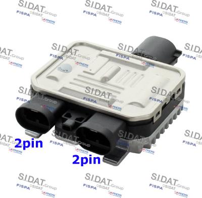 Sidat 10.6118 - Vadības bloks, Elektroventilators (Motora dzesēšana) www.autospares.lv