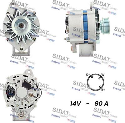 Sidat A12BH0916A2 - Ģenerators autospares.lv