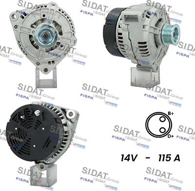 Sidat A12BH0935A2 - Ģenerators autospares.lv