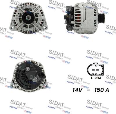 Sidat A12BH0937 - Ģenerators www.autospares.lv