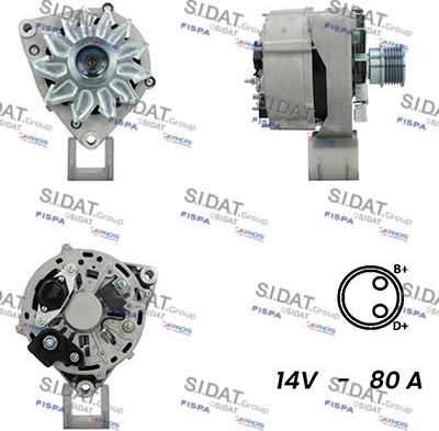 Sidat A12BH0929A2 - Ģenerators autospares.lv