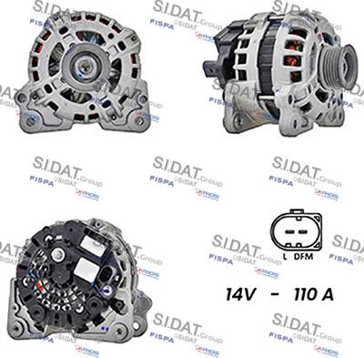 Sidat A12BH0402 - Ģenerators autospares.lv