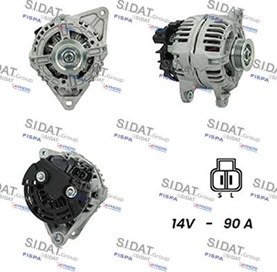 Sidat A12BH0470A2 - Ģenerators autospares.lv