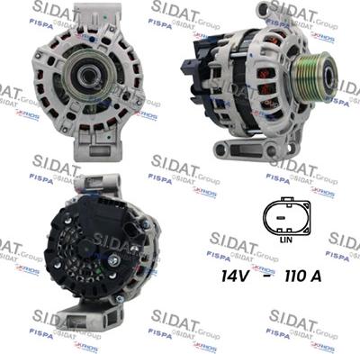 Sidat A12BH0590 - Ģenerators autospares.lv