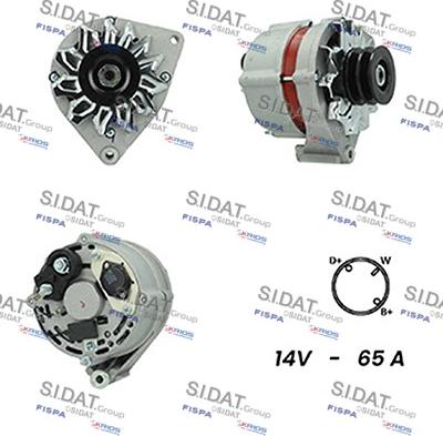 Sidat A12BH0598A2 - Ģenerators autospares.lv