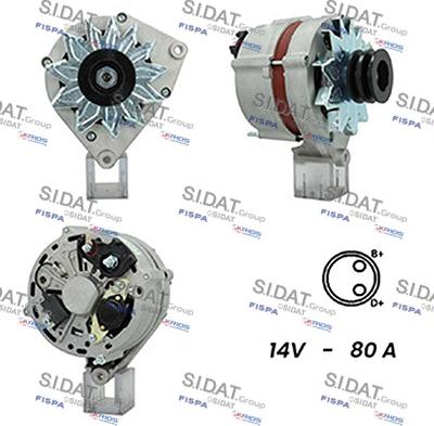 Sidat A12BH0597A2 - Ģenerators autospares.lv