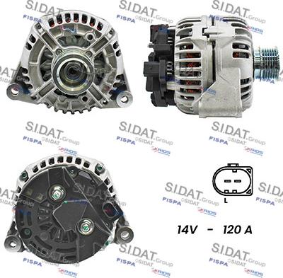 Sidat A12BH0556A2 - Alternator www.autospares.lv