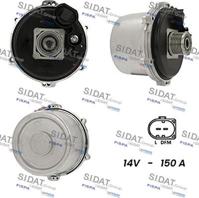 Sidat A12BH0550A2 - Ģenerators www.autospares.lv