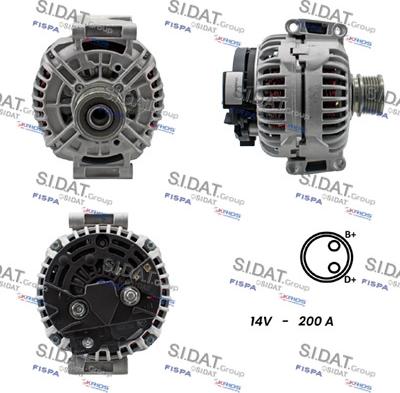 Sidat A12BH0561A2 - Ģenerators autospares.lv