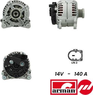 Sidat A12BH0533AS - Alternator www.autospares.lv