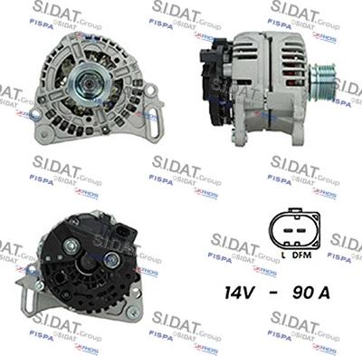 Sidat A12BH0528A2 - Ģenerators autospares.lv