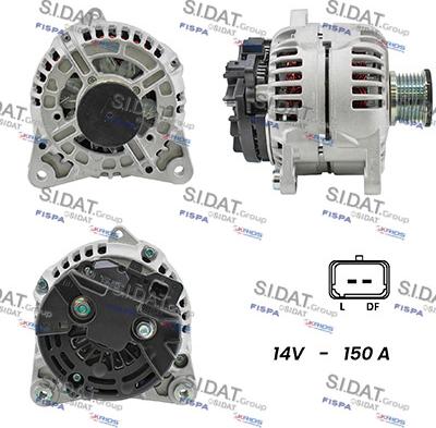 Sidat A12BH0577A2 - Ģenerators autospares.lv