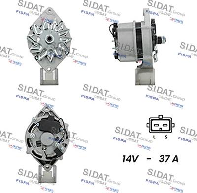 Sidat A12BH0615A2 - Ģenerators autospares.lv