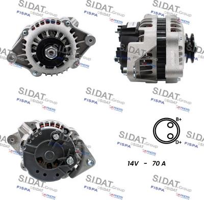 Sidat A12BH0637A2 - Ģenerators autospares.lv