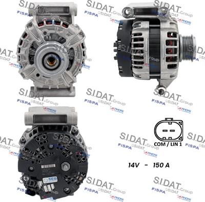 Sidat A12BH0054 - Ģenerators www.autospares.lv