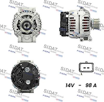 Sidat A12BH0104A2 - Ģenerators autospares.lv