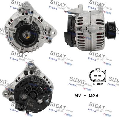 Sidat A12BH0186 - Ģenerators autospares.lv