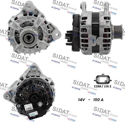 Sidat A12BH0173 - Ģenerators autospares.lv