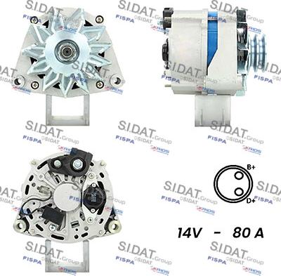 Sidat A12BH0898A2 - Ģenerators www.autospares.lv