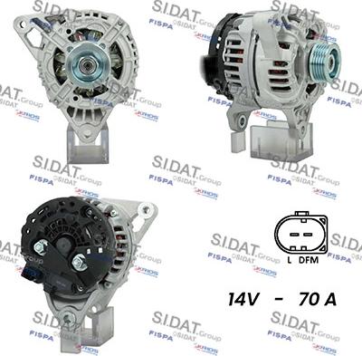 Sidat A12BH0842A2 - Ģenerators autospares.lv