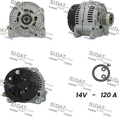 Sidat A12BH0838A2 - Ģenerators autospares.lv