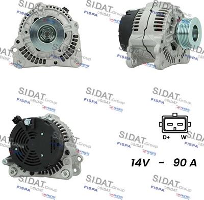 Sidat A12BH0837A2 - Ģenerators autospares.lv