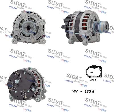 Sidat A12BH0877 - Ģenerators autospares.lv