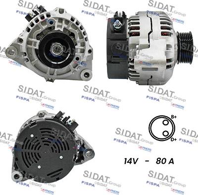 Sidat A12BH0387A2 - Ģenerators autospares.lv