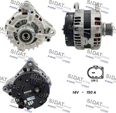 Sidat A12BH0242 - Ģenerators autospares.lv