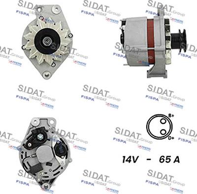 Sidat A12BH0252A2 - Ģenerators www.autospares.lv