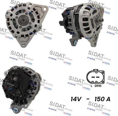 Sidat A12BH0268 - Ģenerators autospares.lv