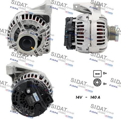 Sidat A12BH0202 - Ģenerators autospares.lv