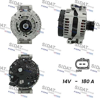 Sidat A12BH0283AS - Ģenerators www.autospares.lv