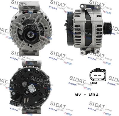 Sidat A12BH0283 - Ģenerators www.autospares.lv