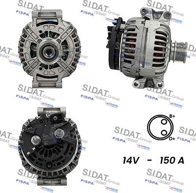 Sidat A12BH0270A2 - Ģenerators autospares.lv