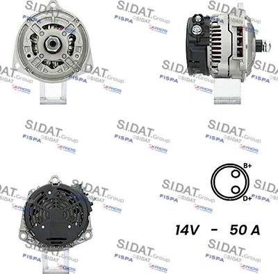 Sidat A12BH0766A2 - Ģenerators autospares.lv