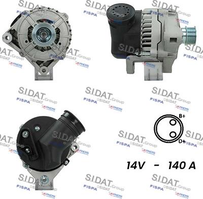 Sidat A12BH0763A2 - Ģenerators autospares.lv