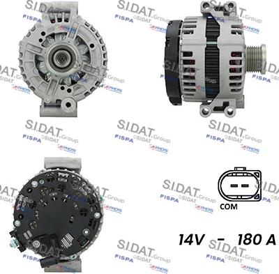 Sidat A12BH0777AS - Ģenerators autospares.lv