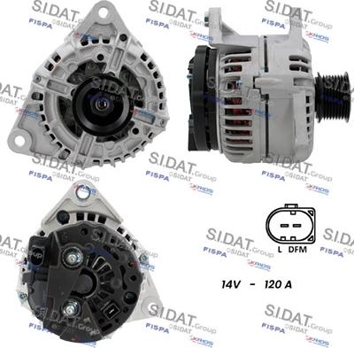 Sidat A12BH1049A2 - Ģenerators autospares.lv