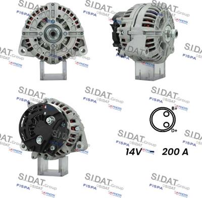 Sidat A12BH1059 - Ģenerators autospares.lv