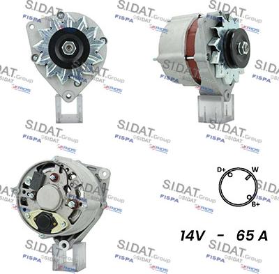 Sidat A12BH1001A2 - Ģenerators autospares.lv